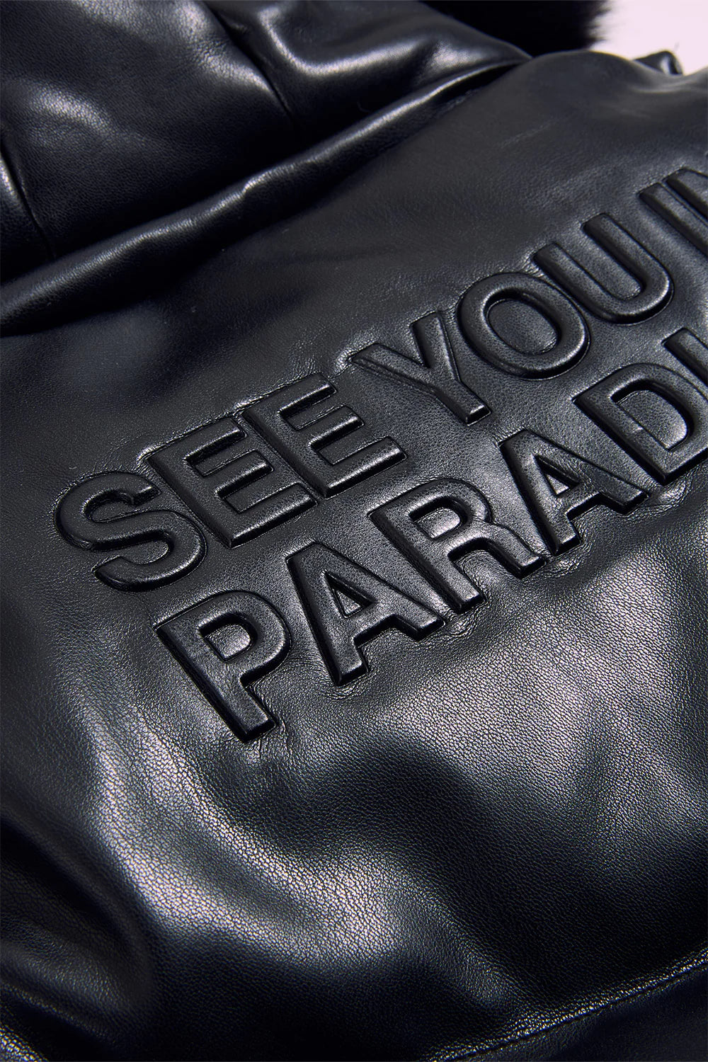 See You In Paradise-Kids The Wild One Puffer Jacket – Black