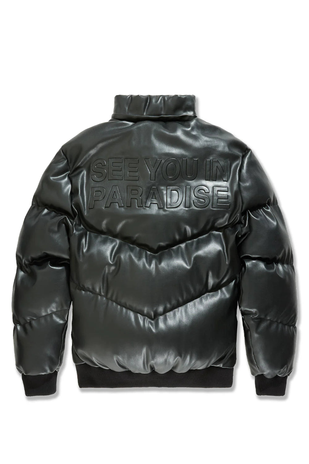 See You In Paradise-The Wild One Puffer Jacket – Black