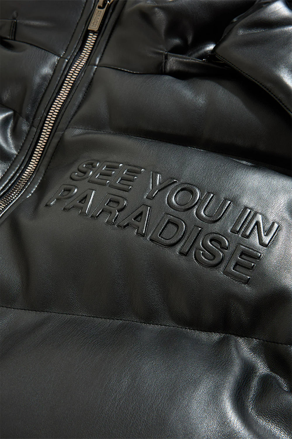 See You In Paradise-The Wild One Puffer Jacket – Black