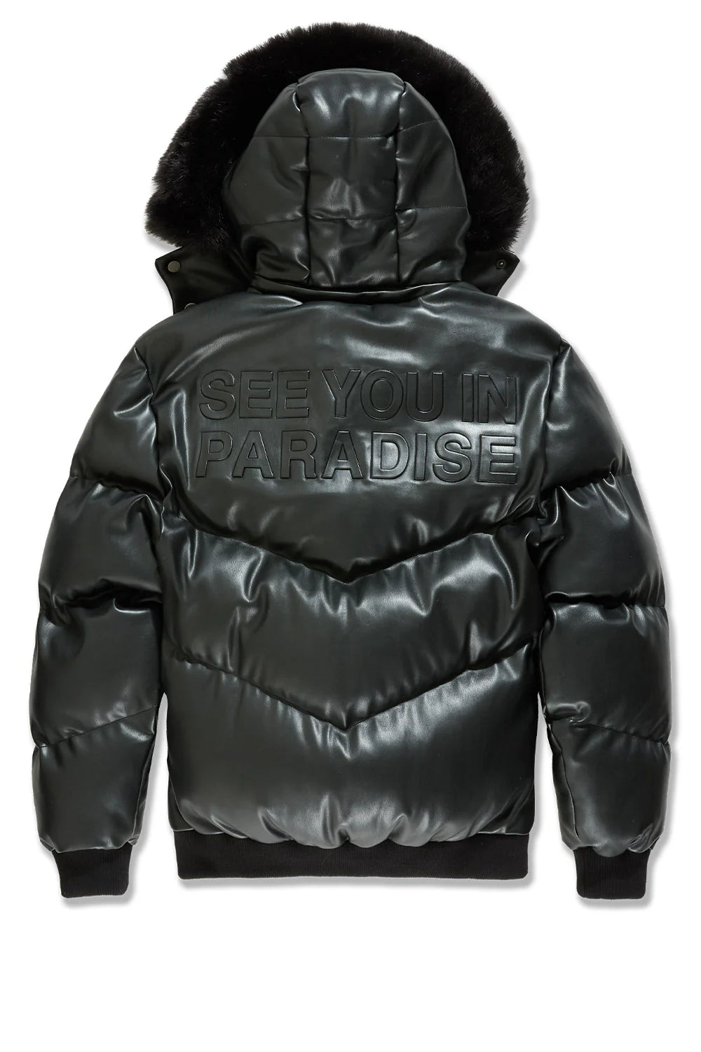 See You In Paradise-The Wild One Puffer Jacket – Black