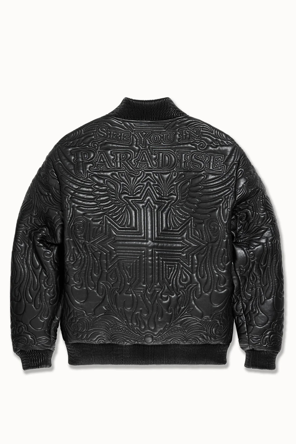 See You In Paradise- Sinister Bomber Jacket – Black