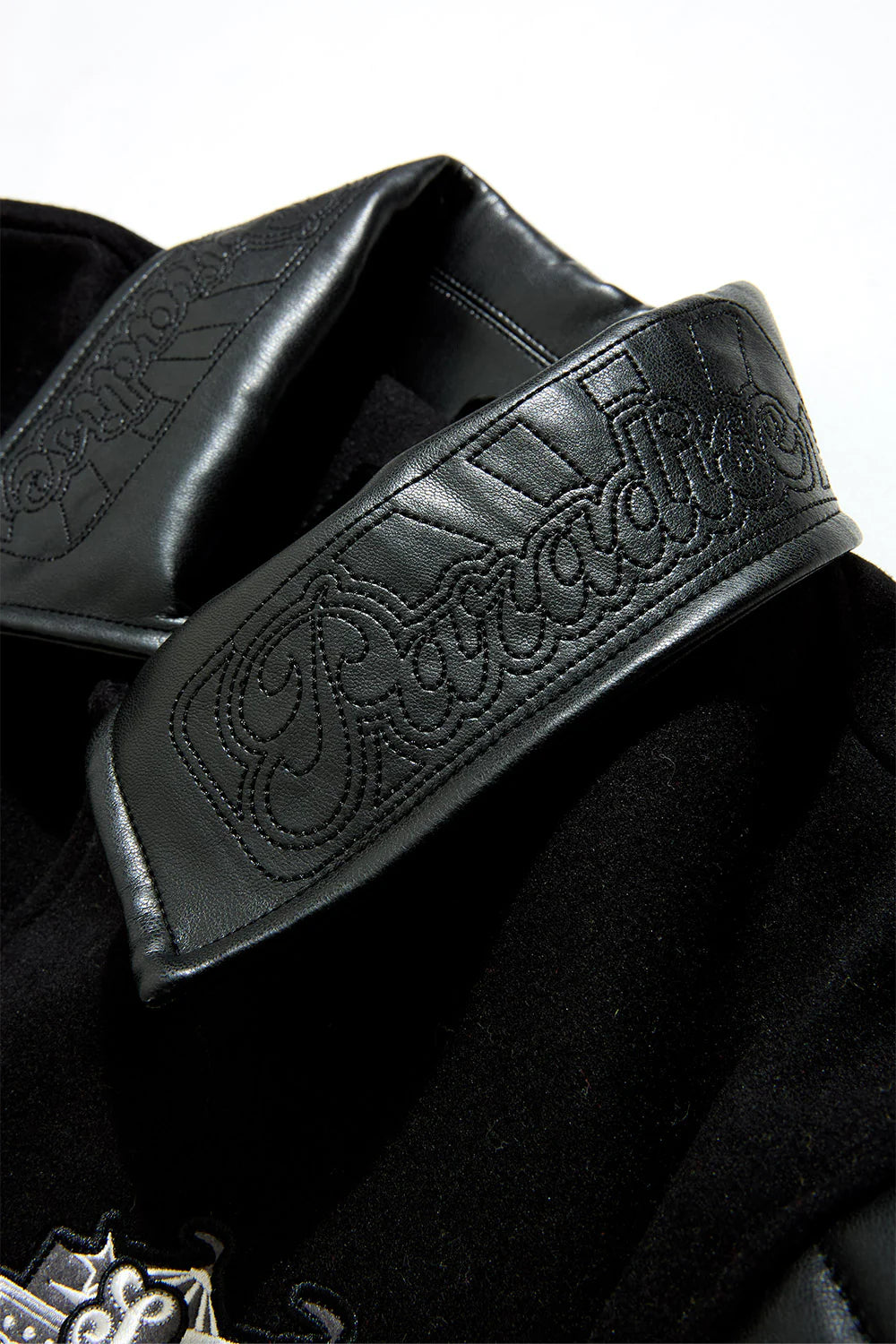 Smoke & Mirrors Varsity Jacket -Black