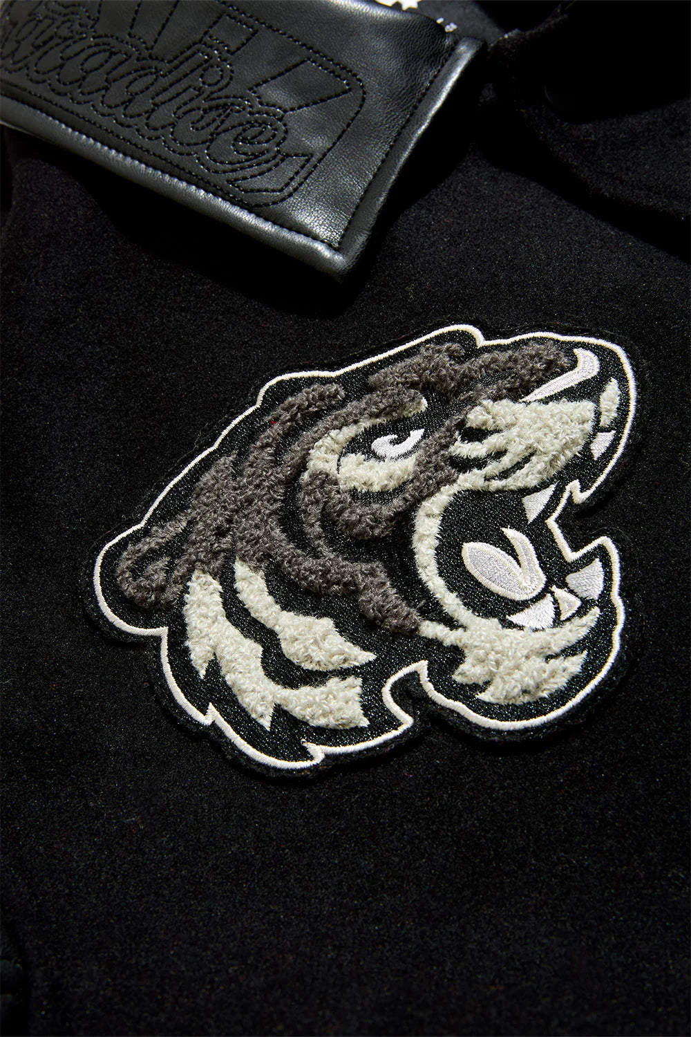 Smoke & Mirrors Varsity Jacket -Black