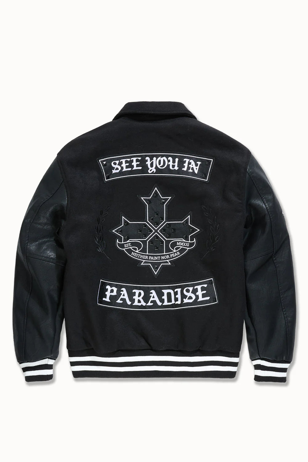 Eternal Varsity Jacket -Black