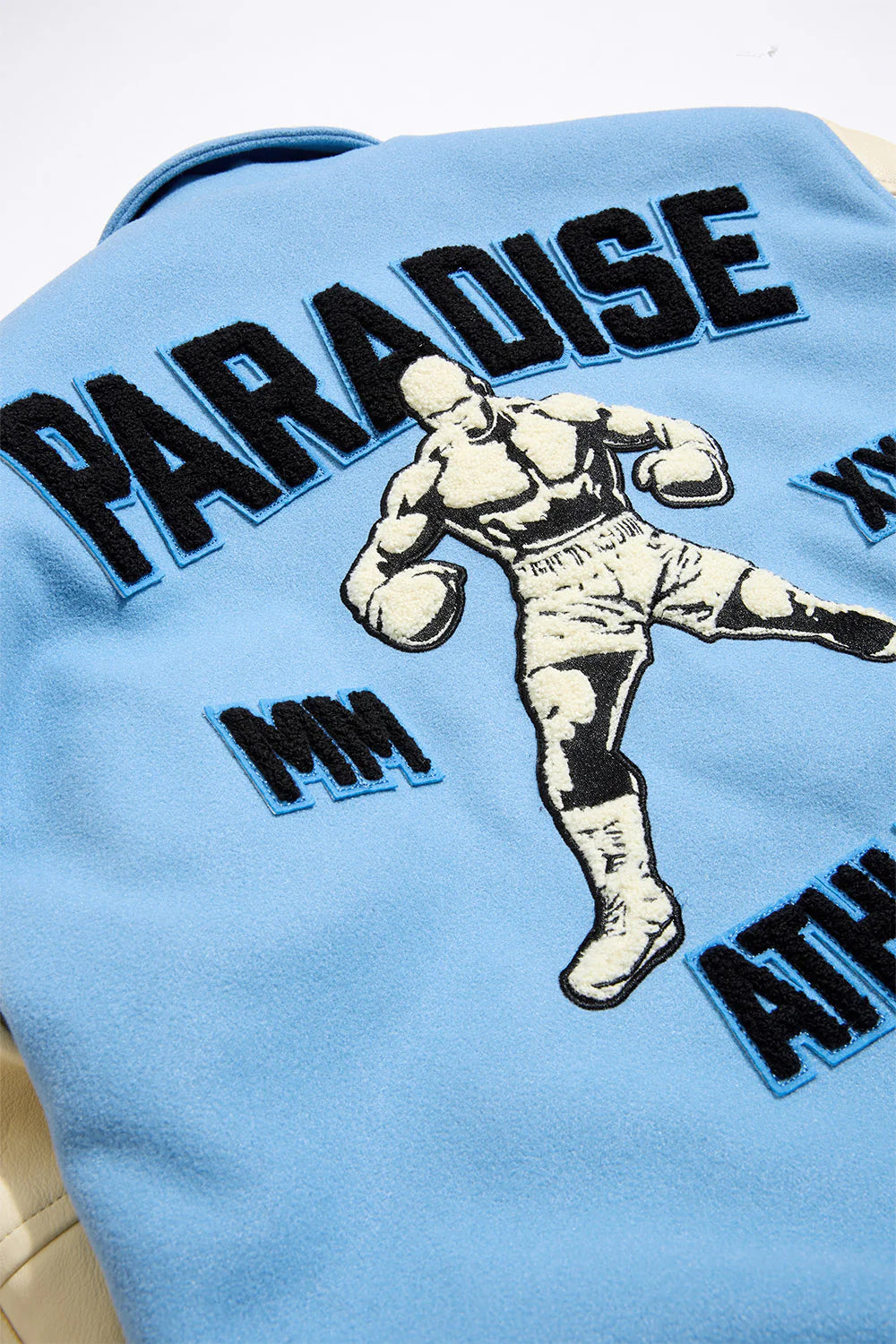 Paradise Team Varsity Jacket – Sky Blue
