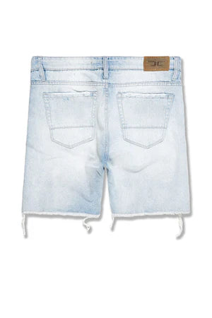 Jordan Craig - Retro - Riverside Denim Shorts-Iced White