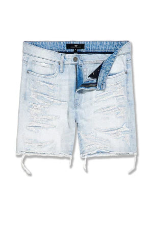 Jordan Craig - Retro - Riverside Denim Shorts-Iced White