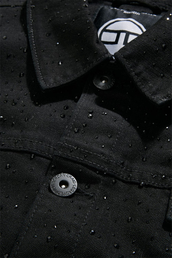 Magic City Denim Trucker Jacket -Jet Black