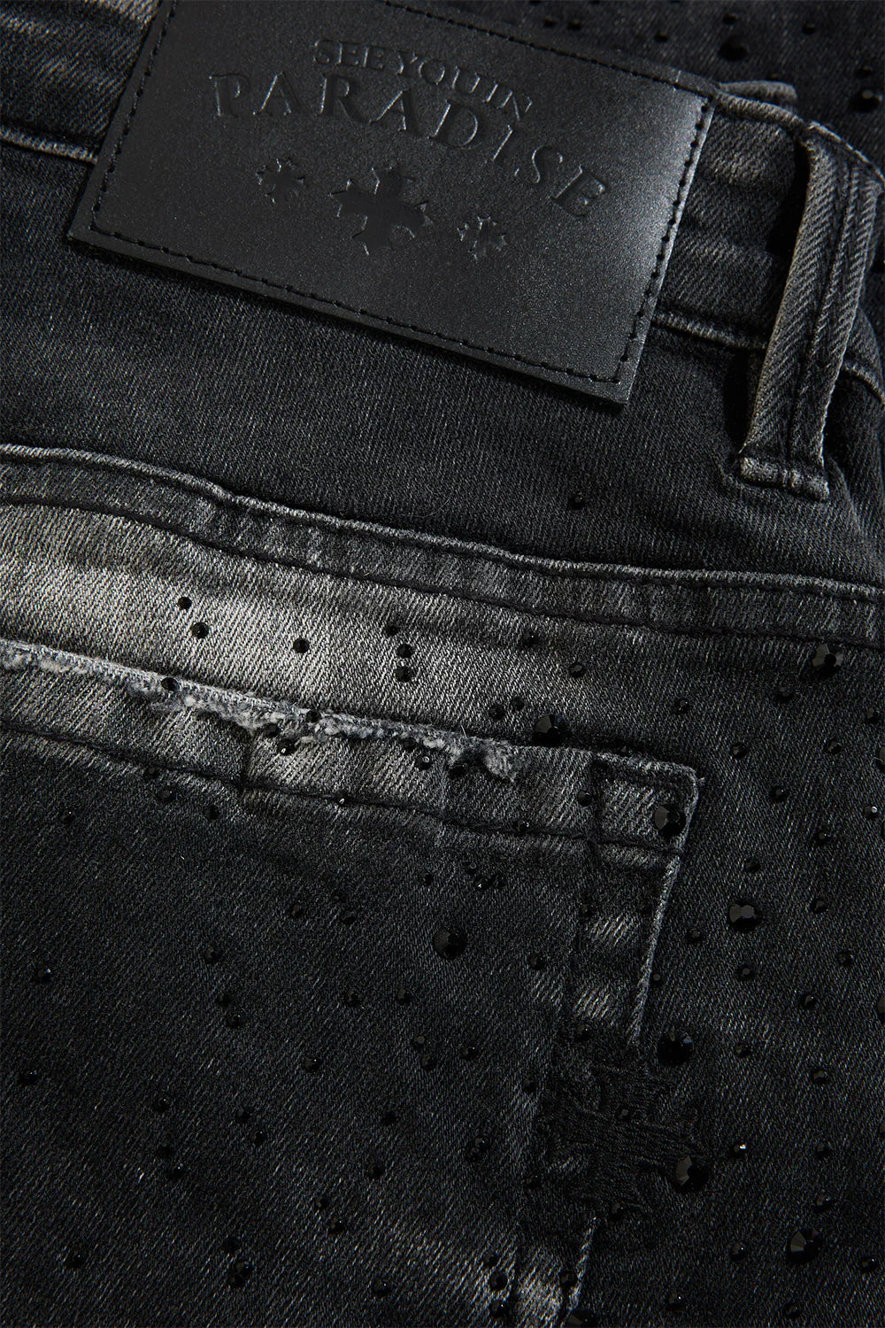 See You in Paradise - Skinny Ultralight Beam Denim - Black Shadow