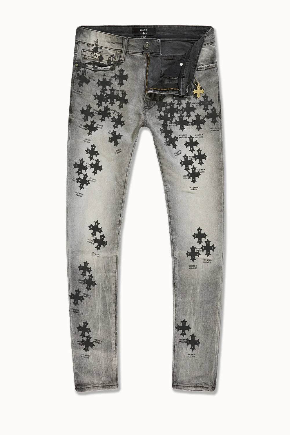 Slim Taper Paradise Denim – Smoked Grey