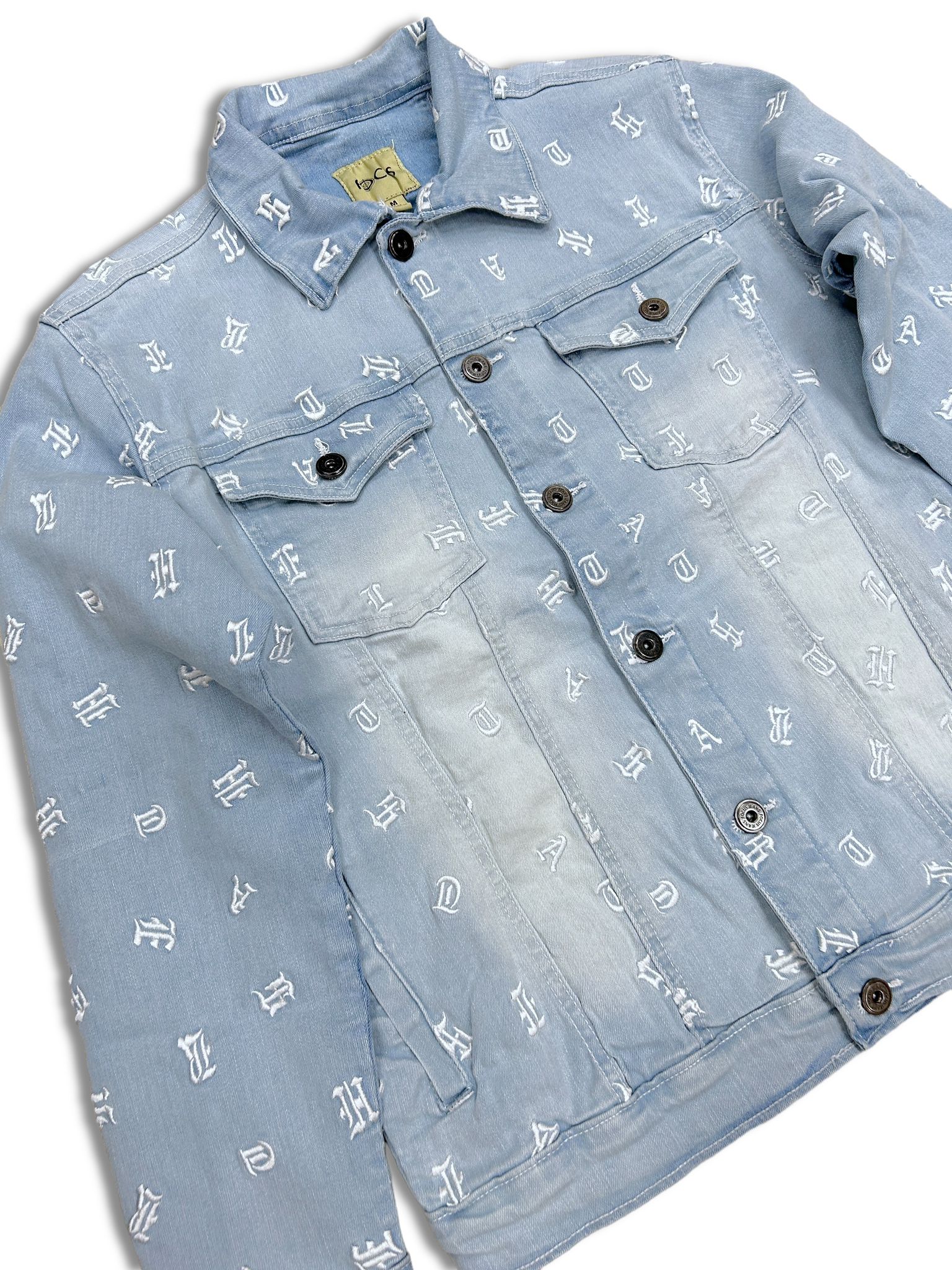 Focus Jean Set - Puzzled - Sky Blue