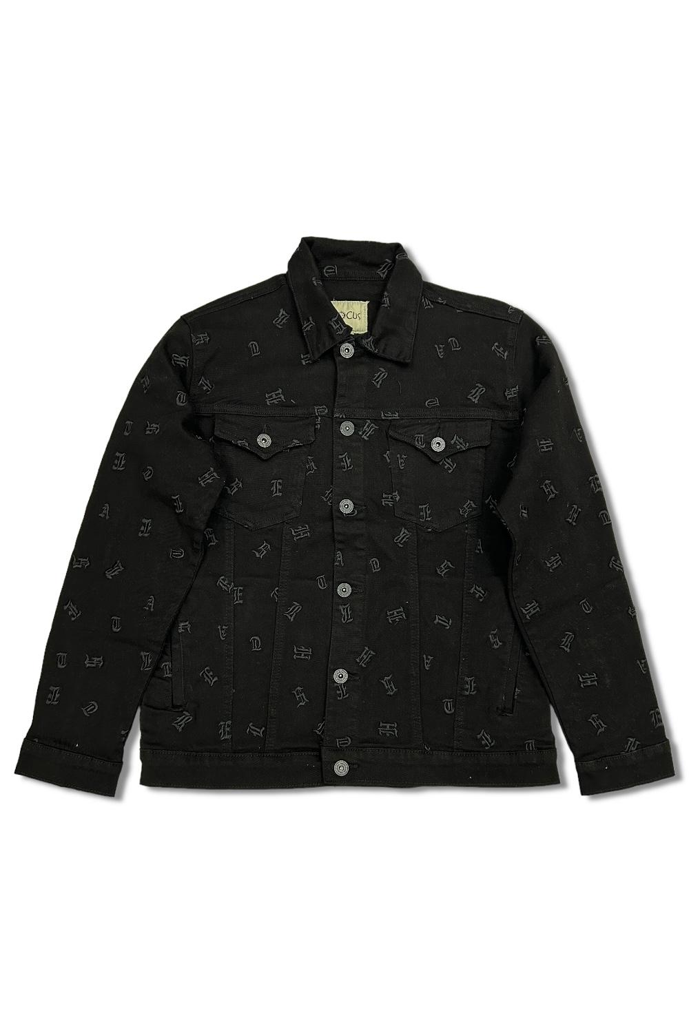 Focus - Monogram - Jacquard - Jean Set - Puzzled - Black