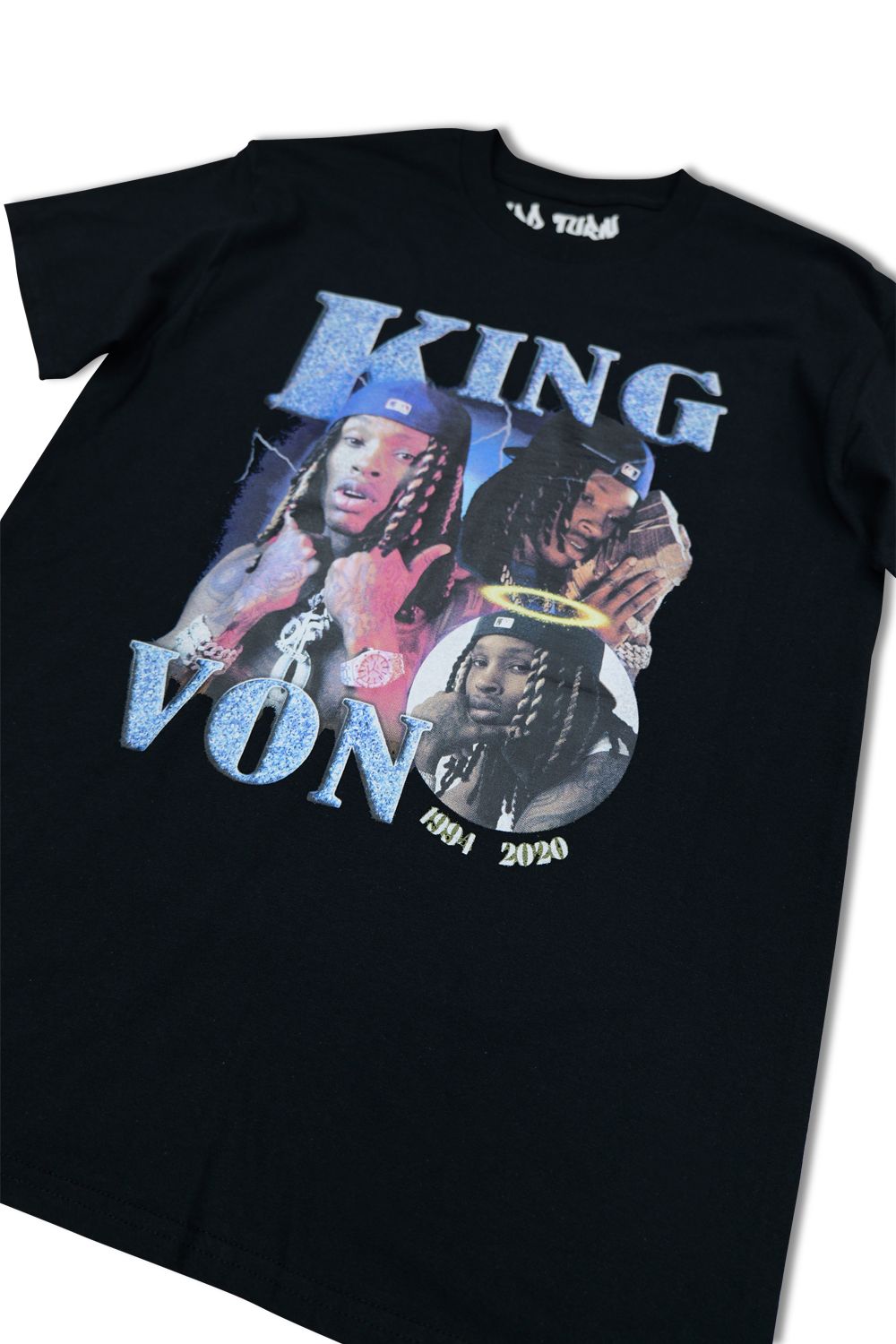 King Von -Rapper Graphic T - Shirt - Black
