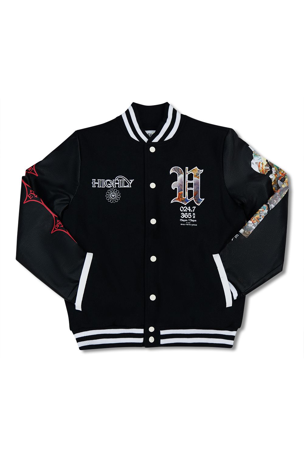 Undrtd -Highly United Varsity Jacket - Black