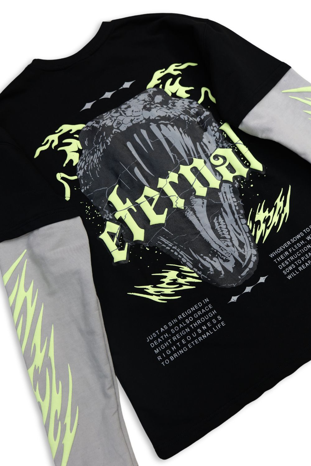 Fly As Eli -Long Sleeve Layered T - Shirt