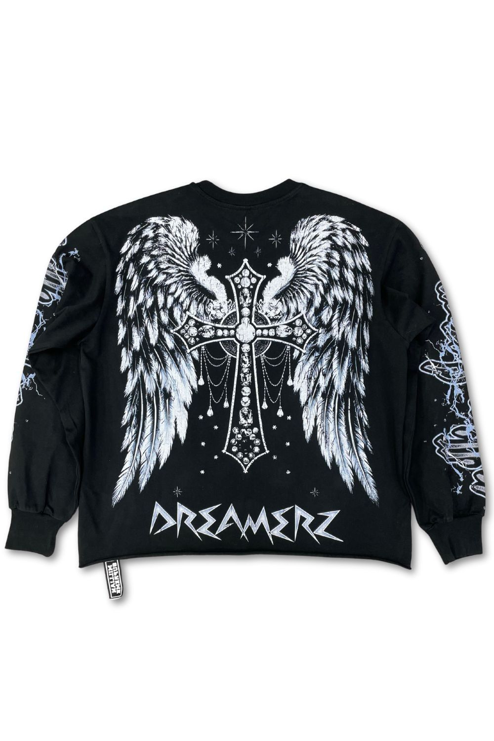 Millian Supreme Sacrifice It All Cropped Long Sleeve Tee