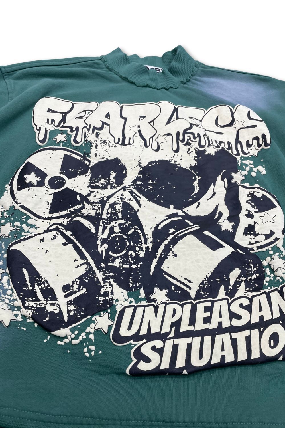 NME -Fearless Long Sleeve Sweater - Green