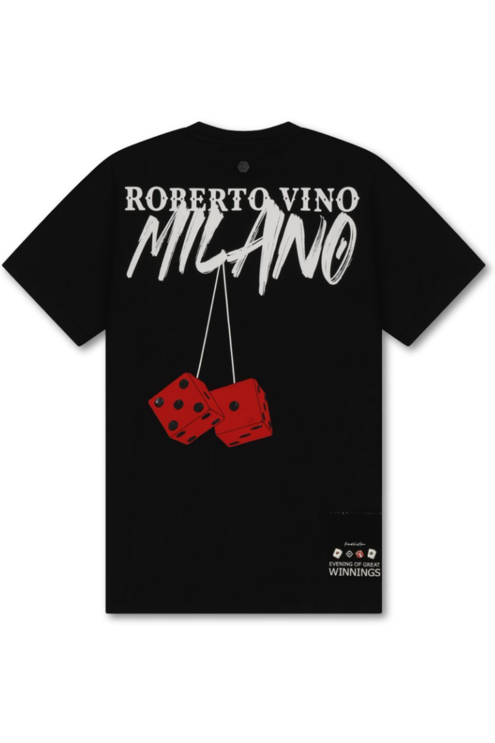 Roberto Vino Milano -Dice T - Shirt - Black