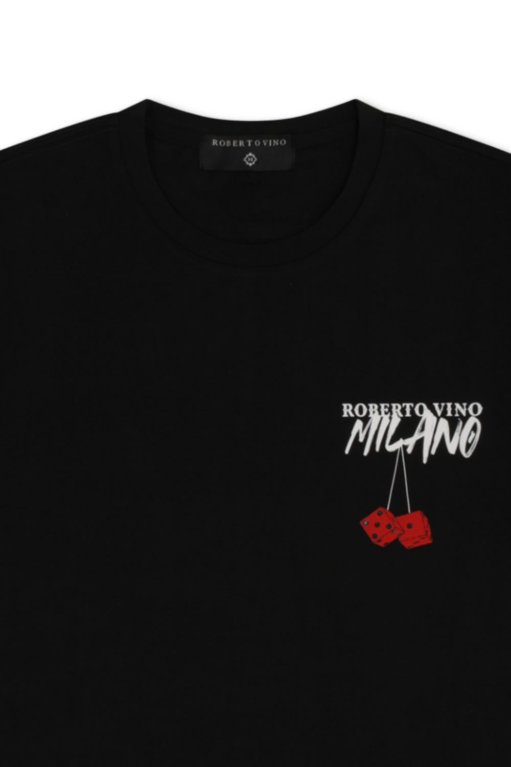 Roberto Vino Milano -Dice T - Shirt - Black