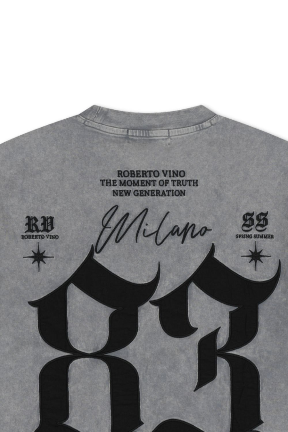 Roberto Vino Milano -83 T - Shirt - Grey