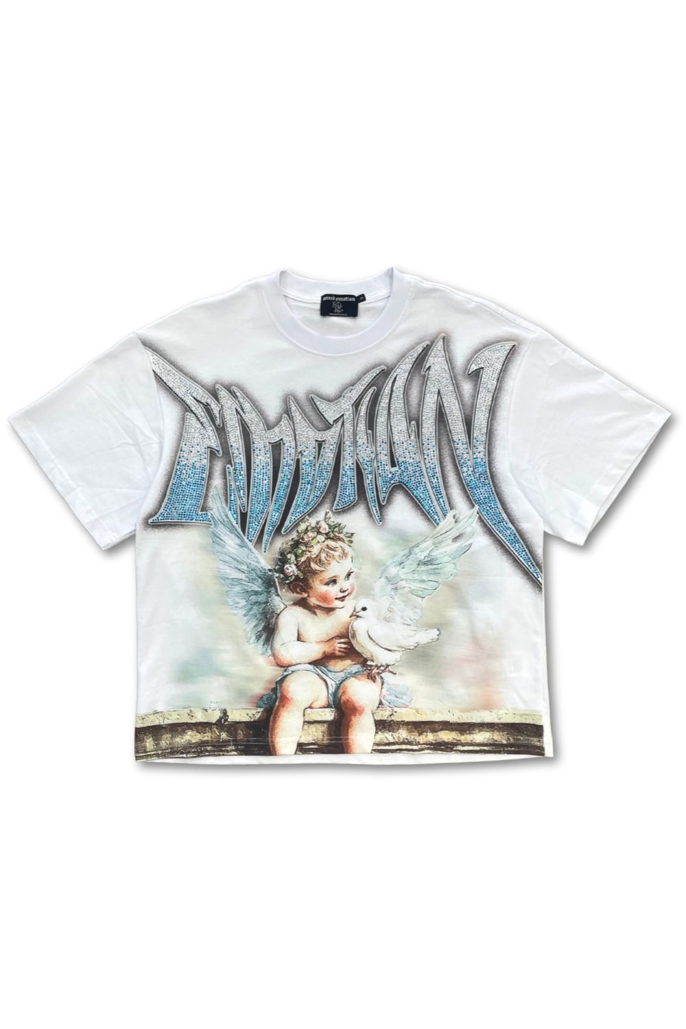 Mixed Emotions Dove Rhinestone T - Shirt