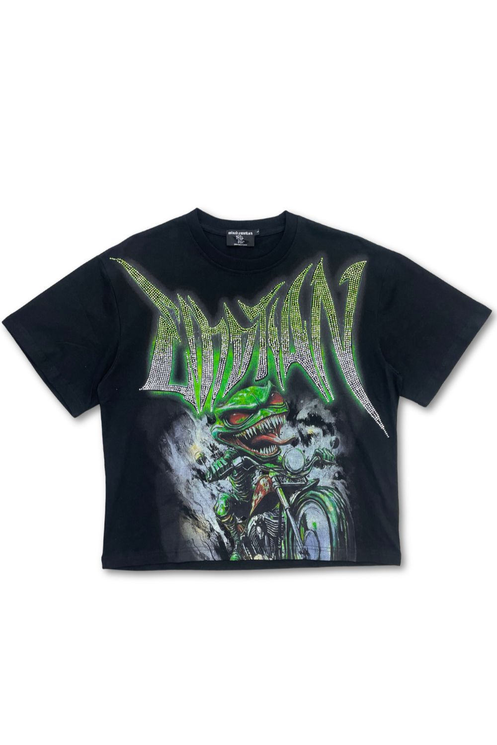Mixed Emotions Goblin Rhinestone T - Shirt