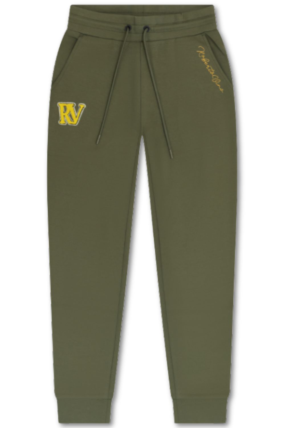 Roberto Vino Milano Big Writing Sweatpants - Olive