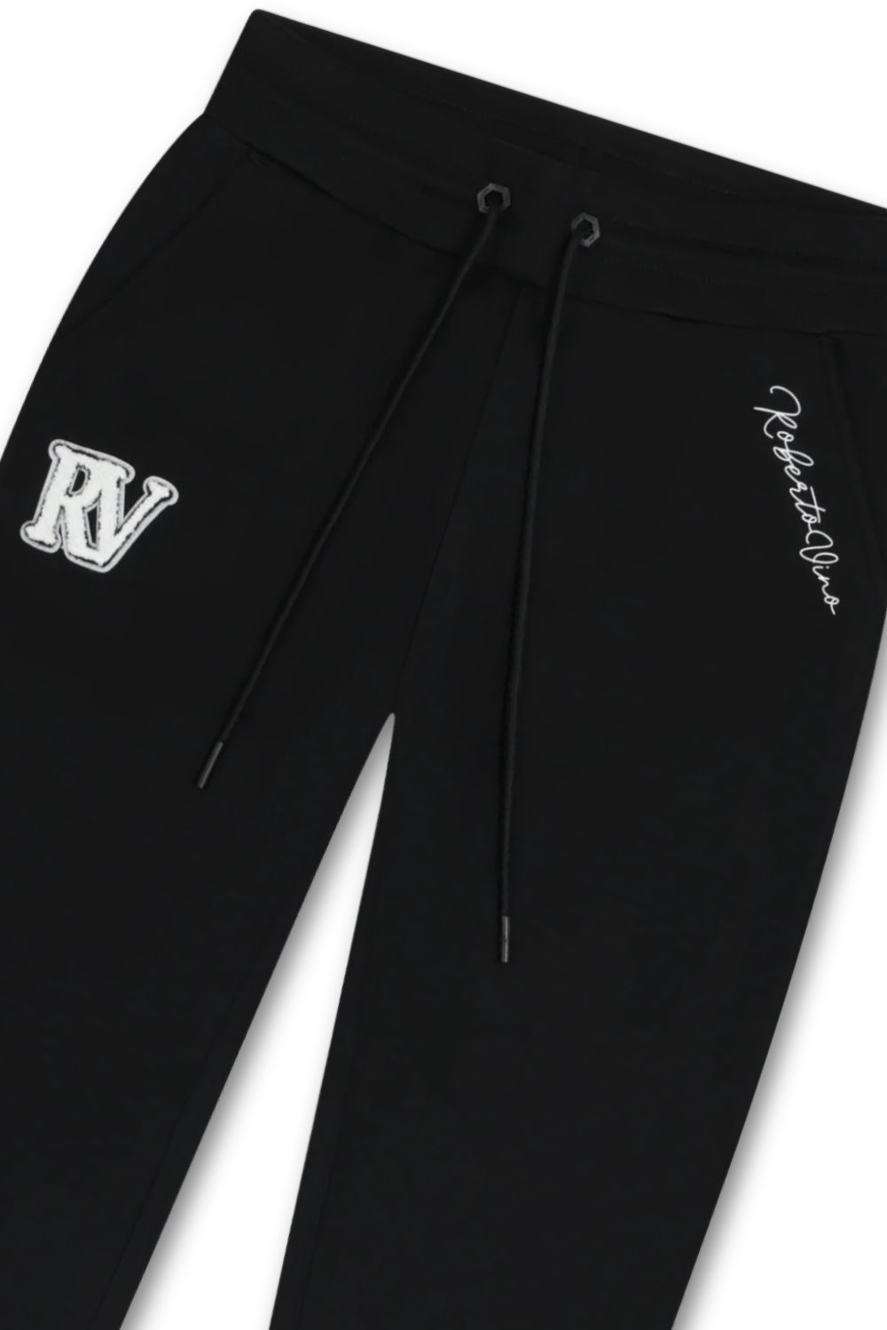 Roberto Vino Milano Big Writing Sweatpants - Black