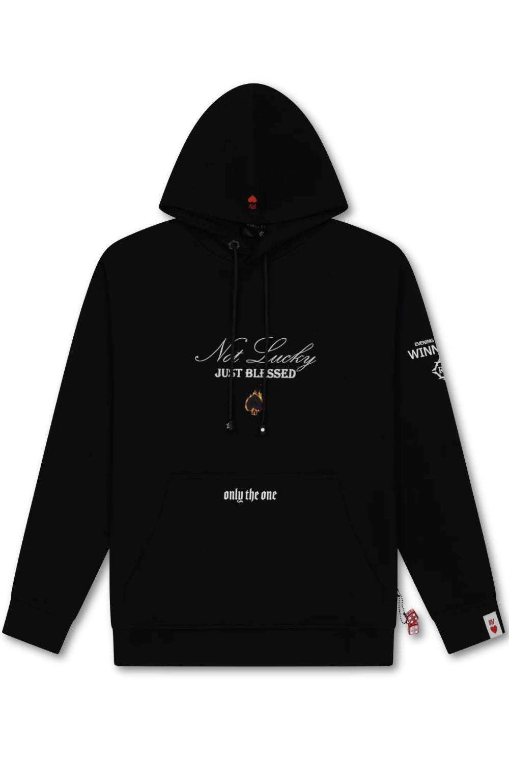 Roberto Vino Milano Burning Cards Hoodie