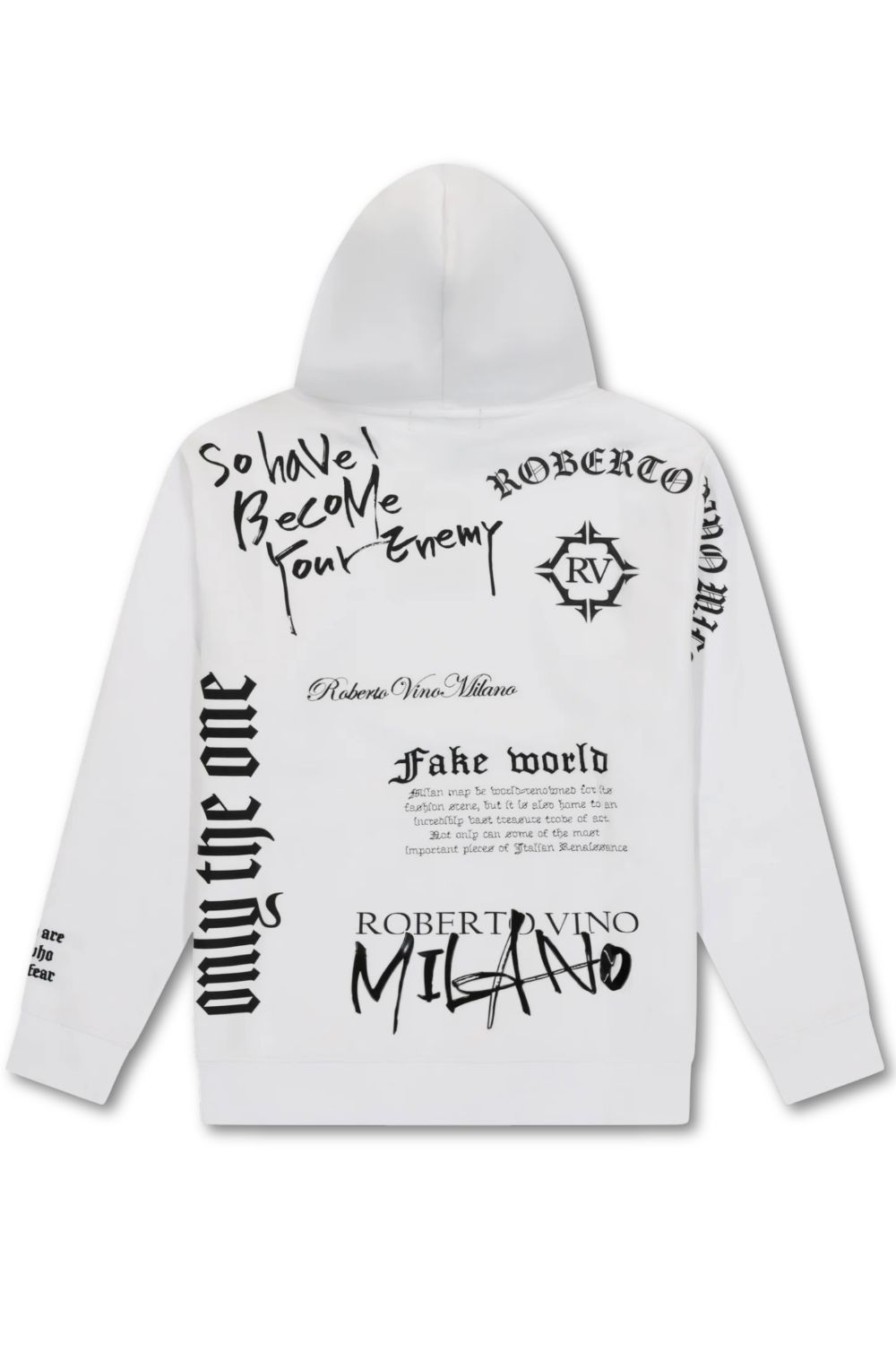 Roberto Vino Milano Fake World Hoodie