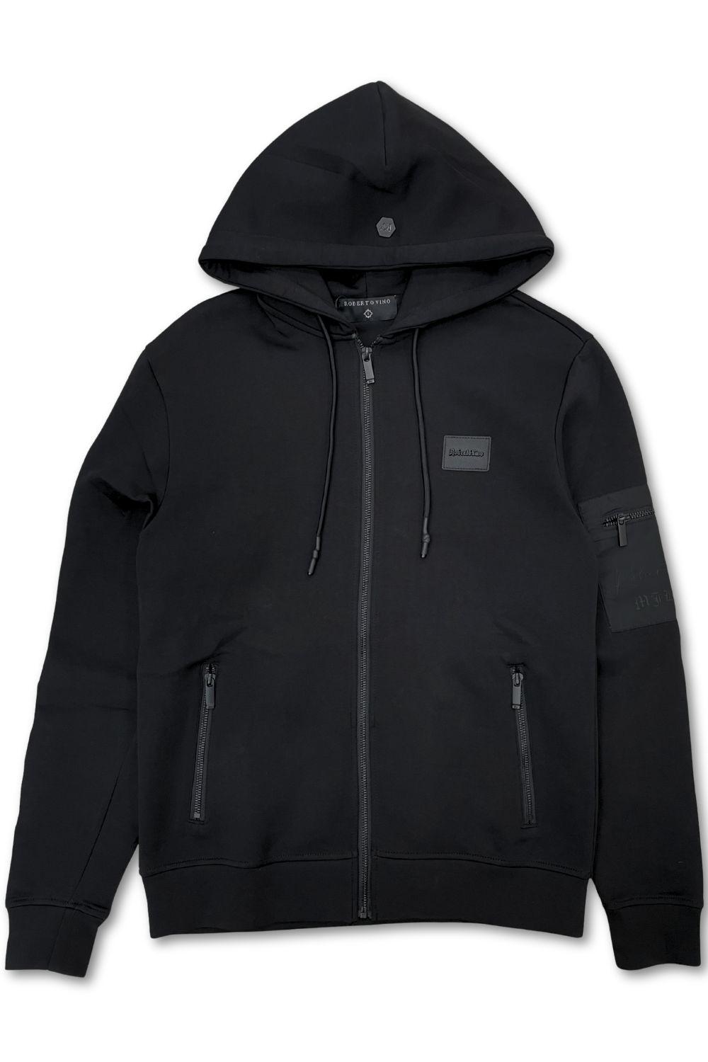 Roberto Vino Milano Only The One Triple Black Hoodie