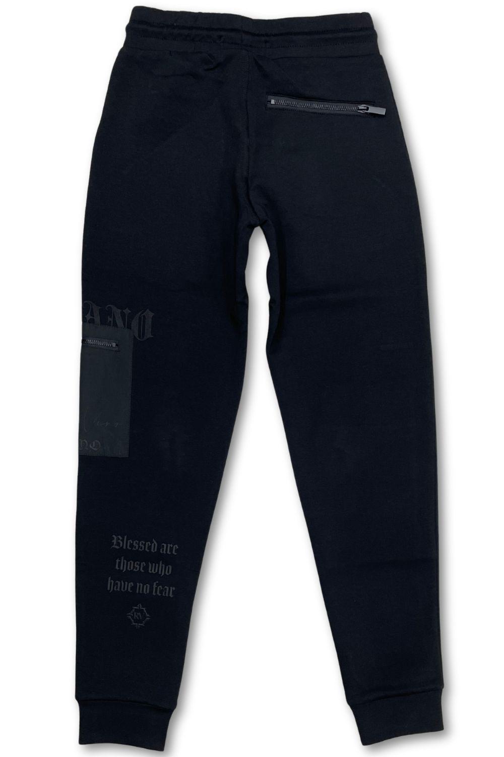Roberto Vino Milano Only The One Triple Black Sweatpants