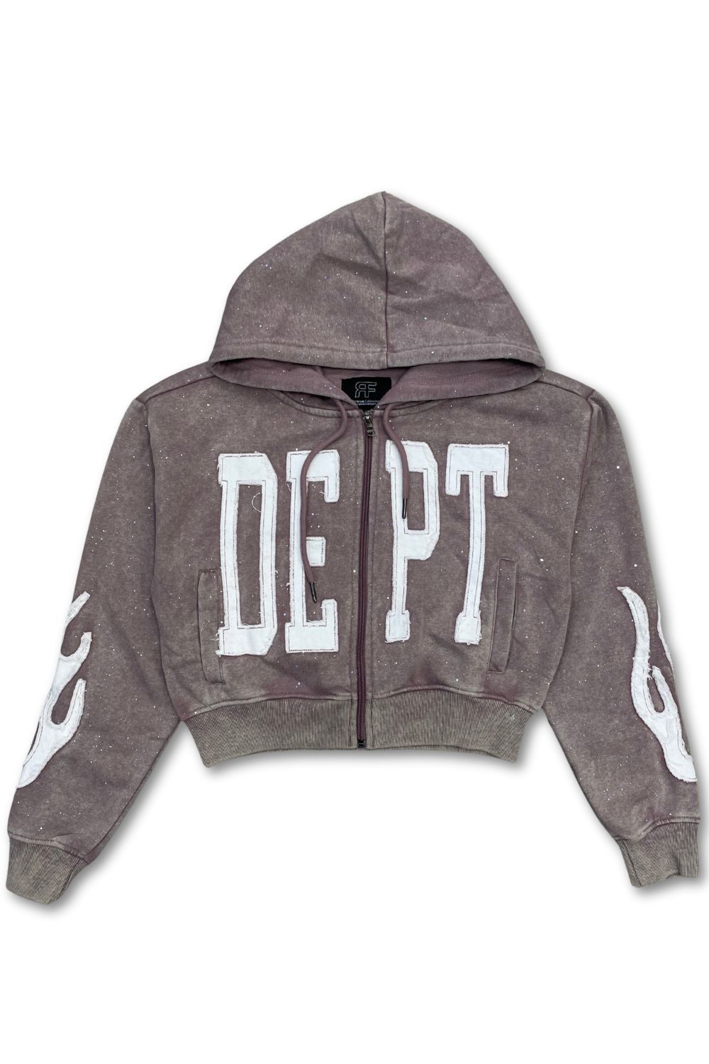 Women’s Red Fox DEPT Rhinestone Stacked Sweatsuit - Light Purple