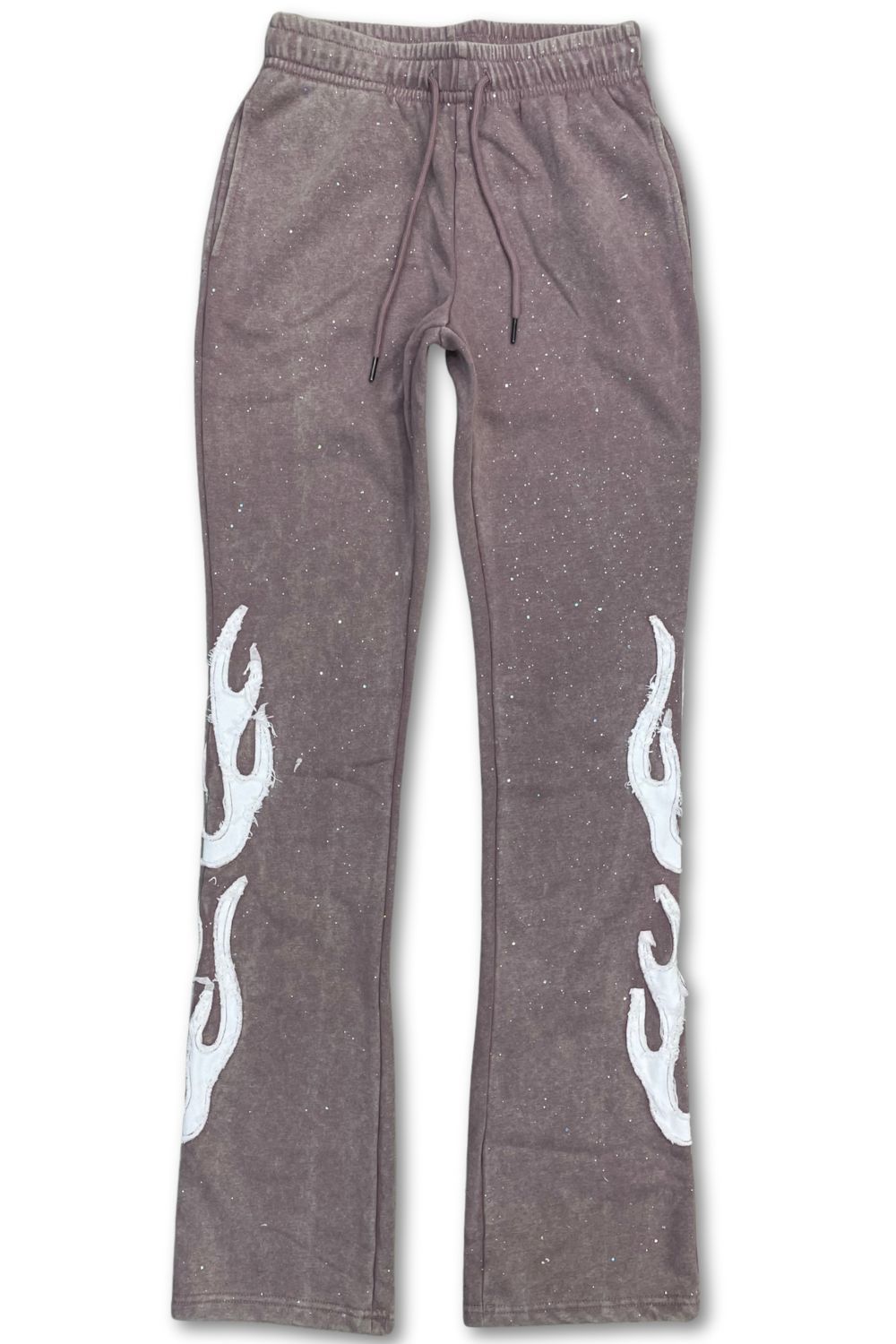 Women’s Red Fox DEPT Rhinestone Stacked Sweatsuit - Light Purple