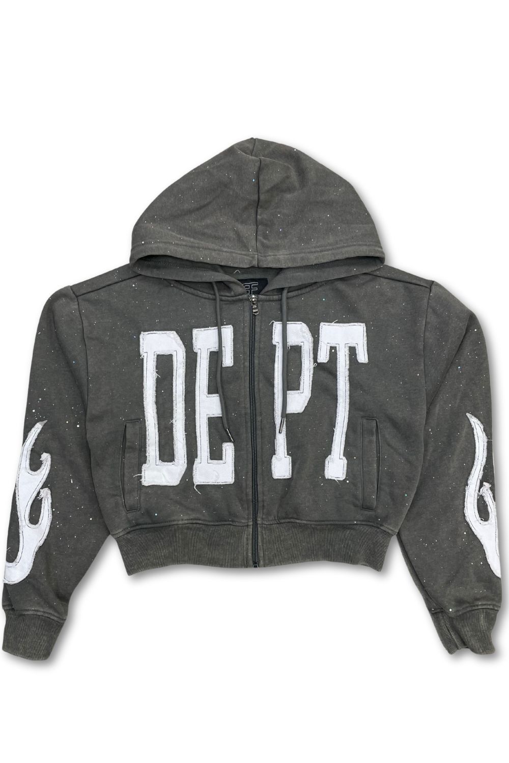 Women’s Red Fox DEPT Rhinestone Stacked Sweatsuit - Grey