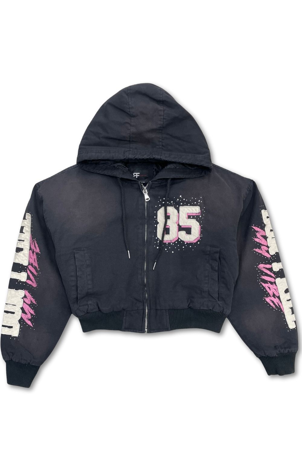 Women’s Red Fox Don’t Kill My Vibe Rhinestone Jacket