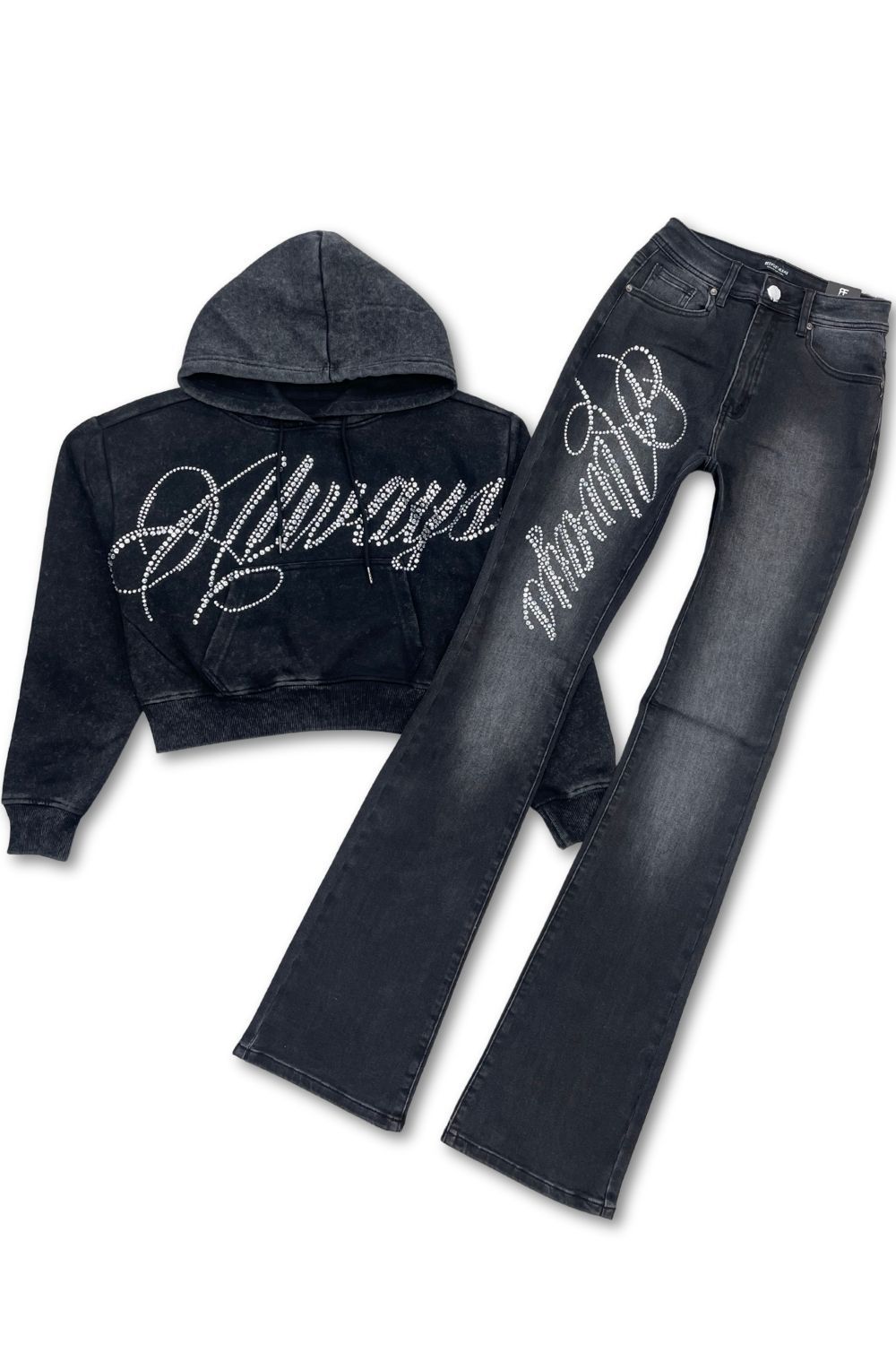 Women’s Red Fox Always Rhinestone Stacked Set