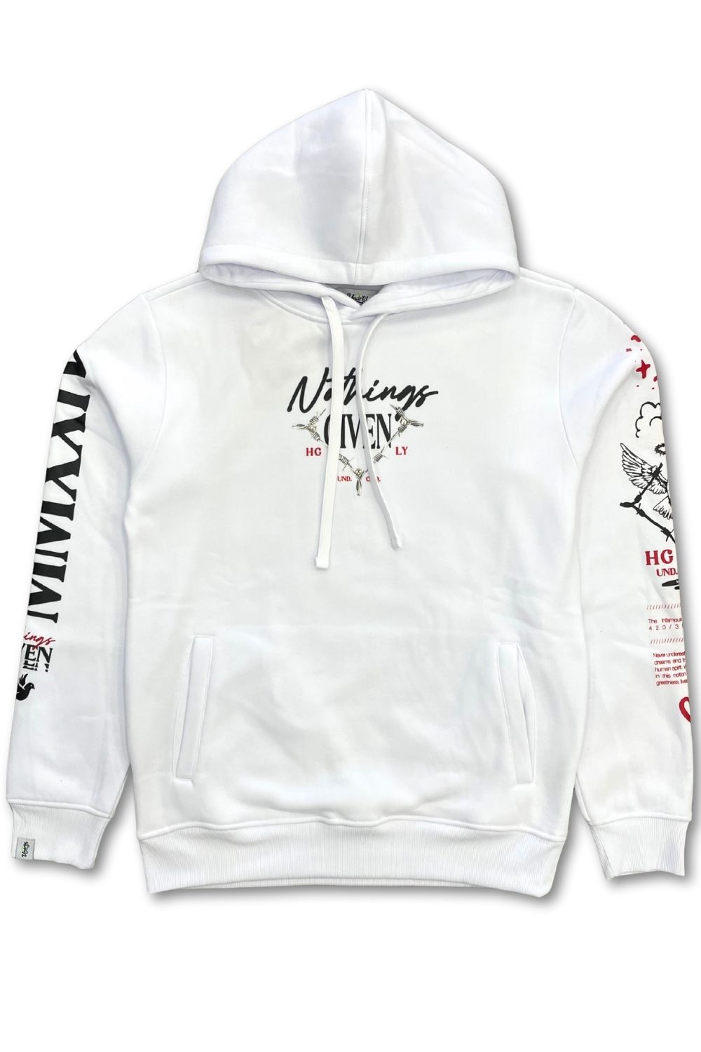 Undrtd Nothings Given Stacked Sweatsuit - White