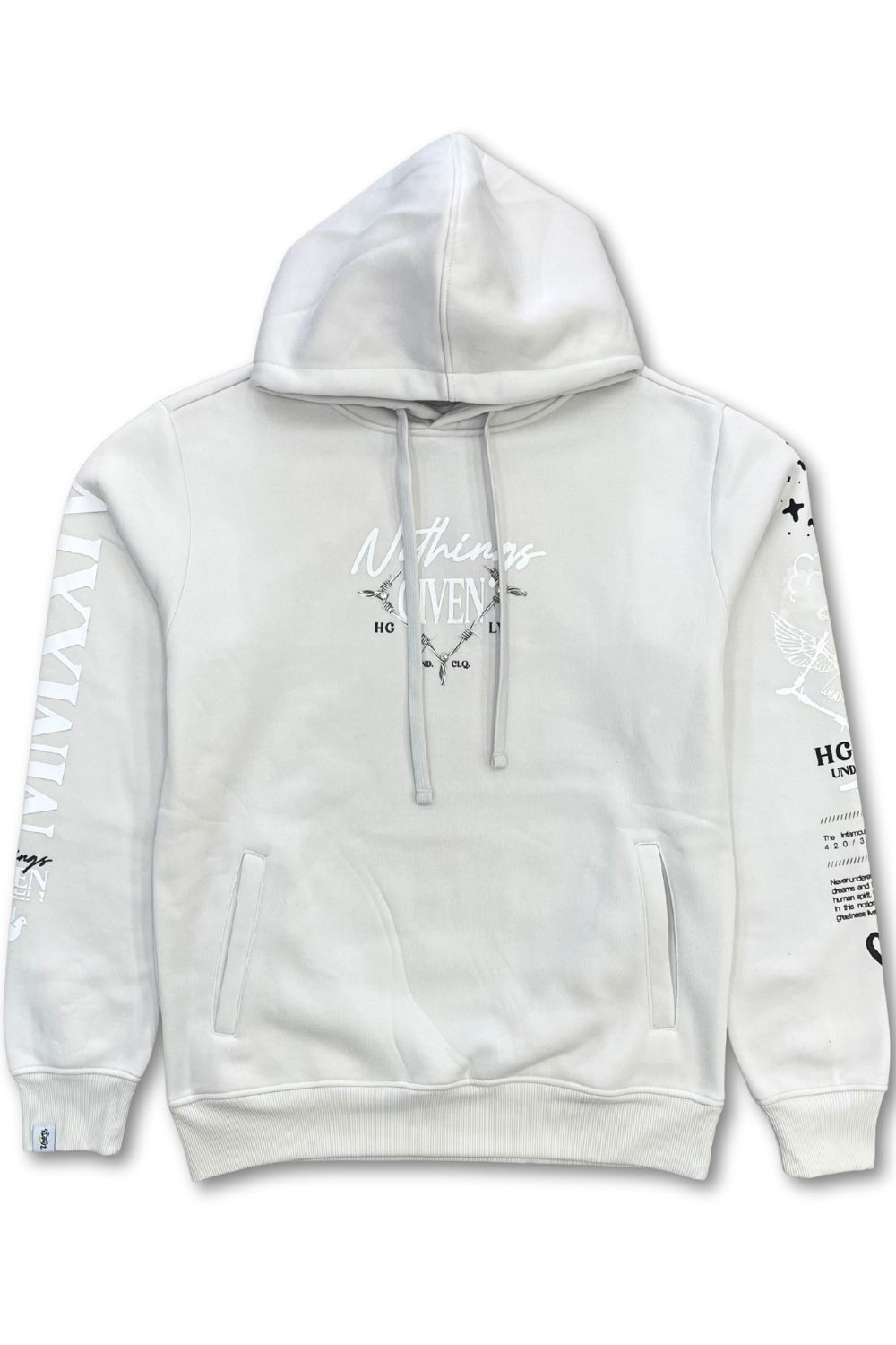 Undrtd Nothings Given Stacked Sweatsuit - Cream