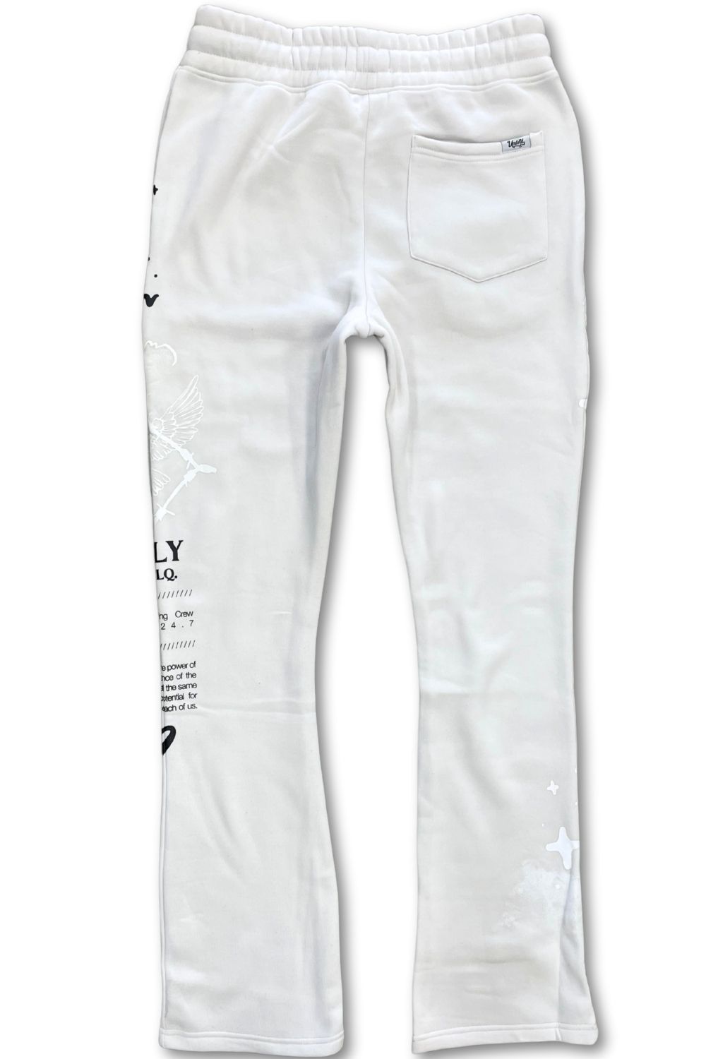 Undrtd Nothings Given Stacked Sweatsuit - Cream