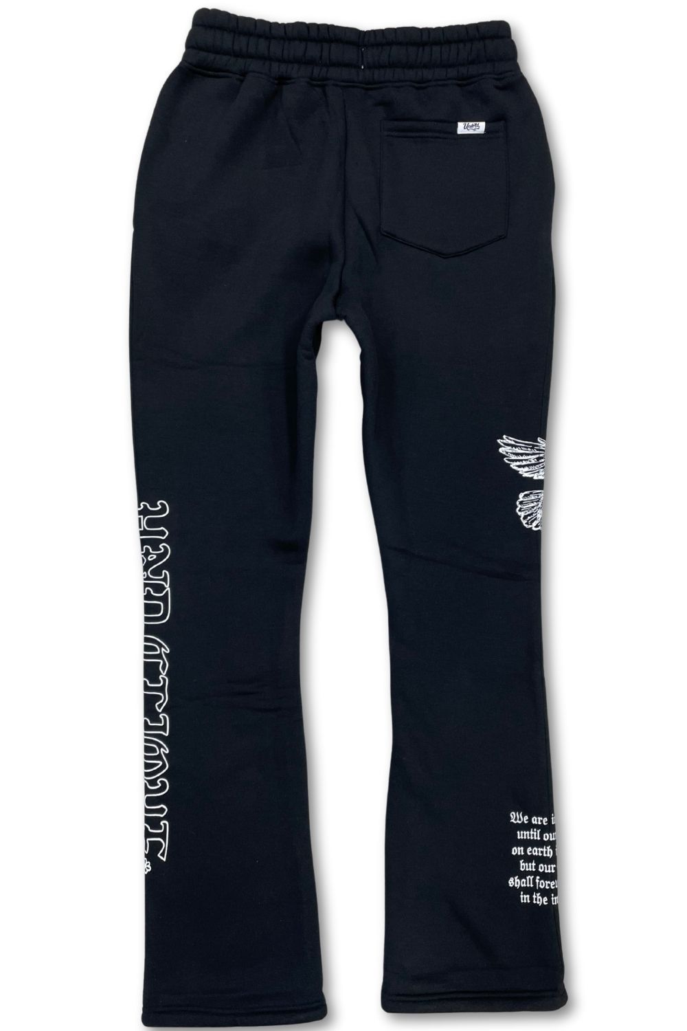 Undrtd Above All Beings Zip-Up Stacked Sweatsuit - Black