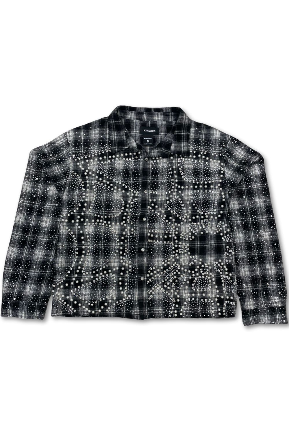 Kindred Rhinestone Flannel - Black