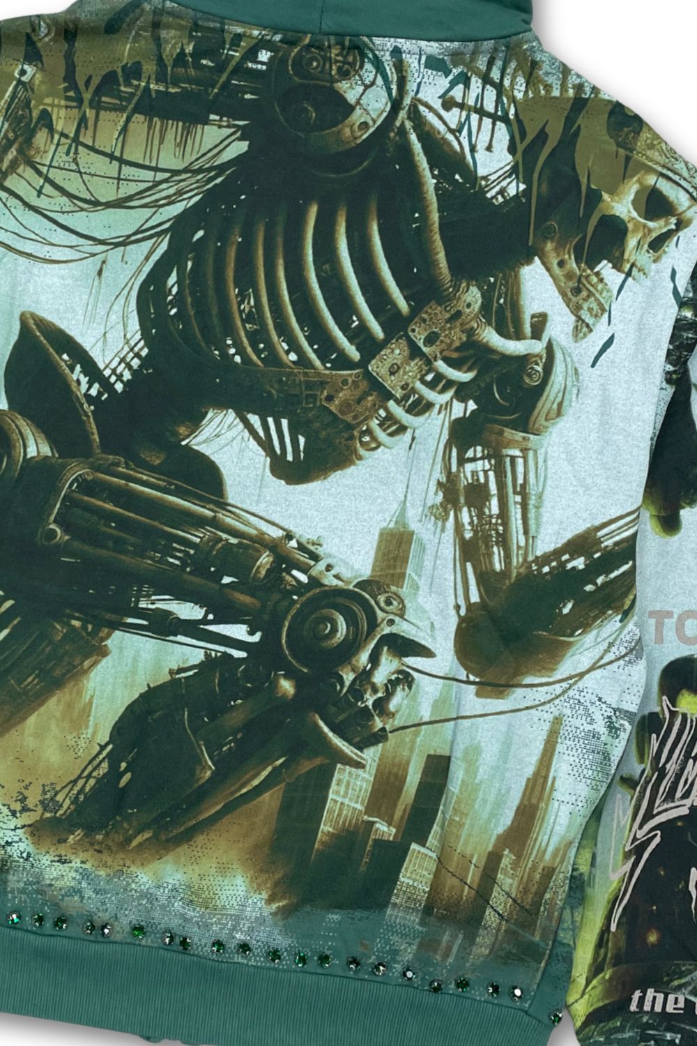 Stray Robots Disaster Zip-Up Hoodie - Forest