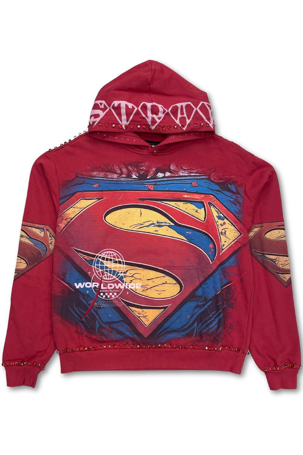 Stray Superman Hoodie - Red