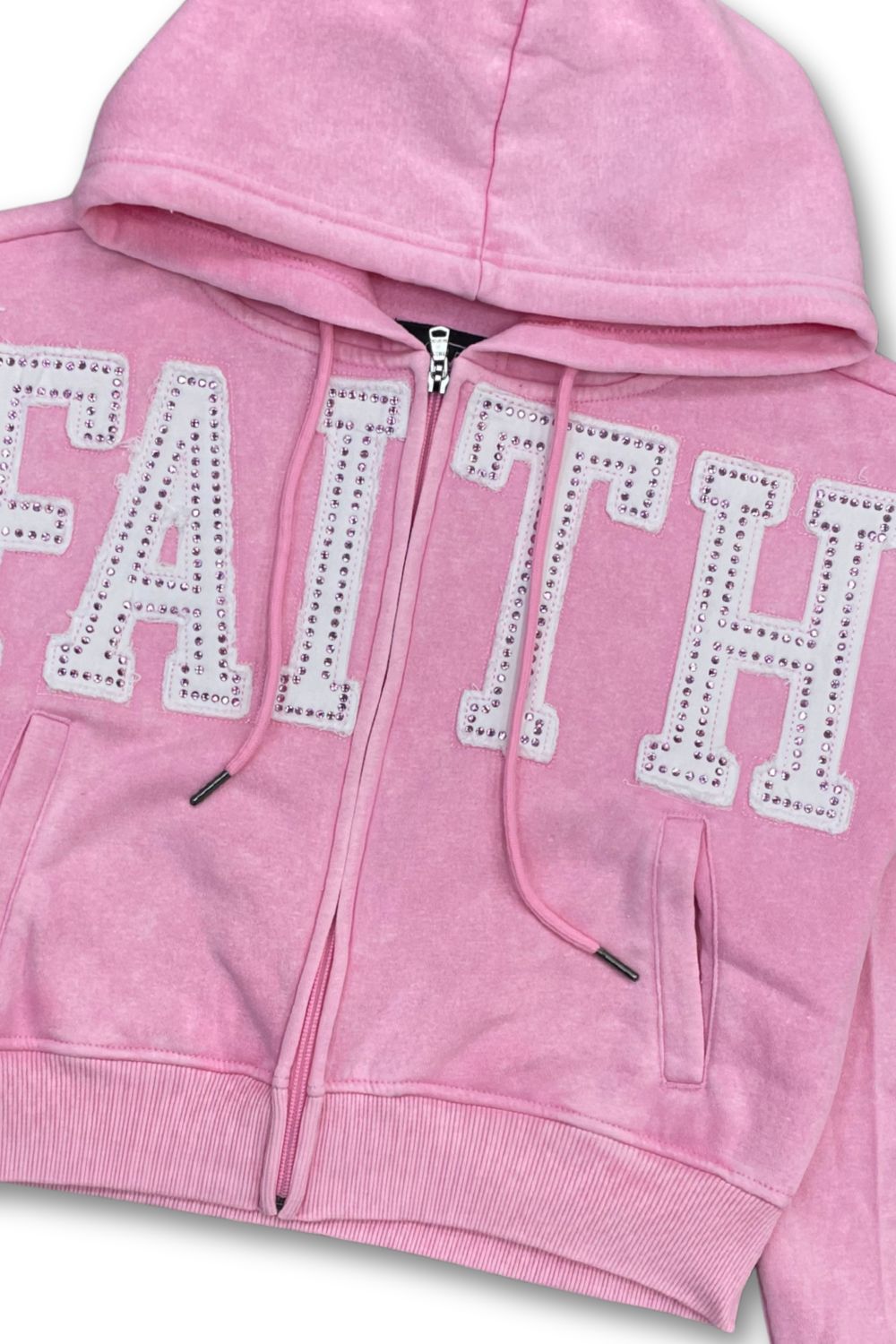 Women’s Red Fox DEPT Rhinestone Stacked Sweatsuit - Pink
