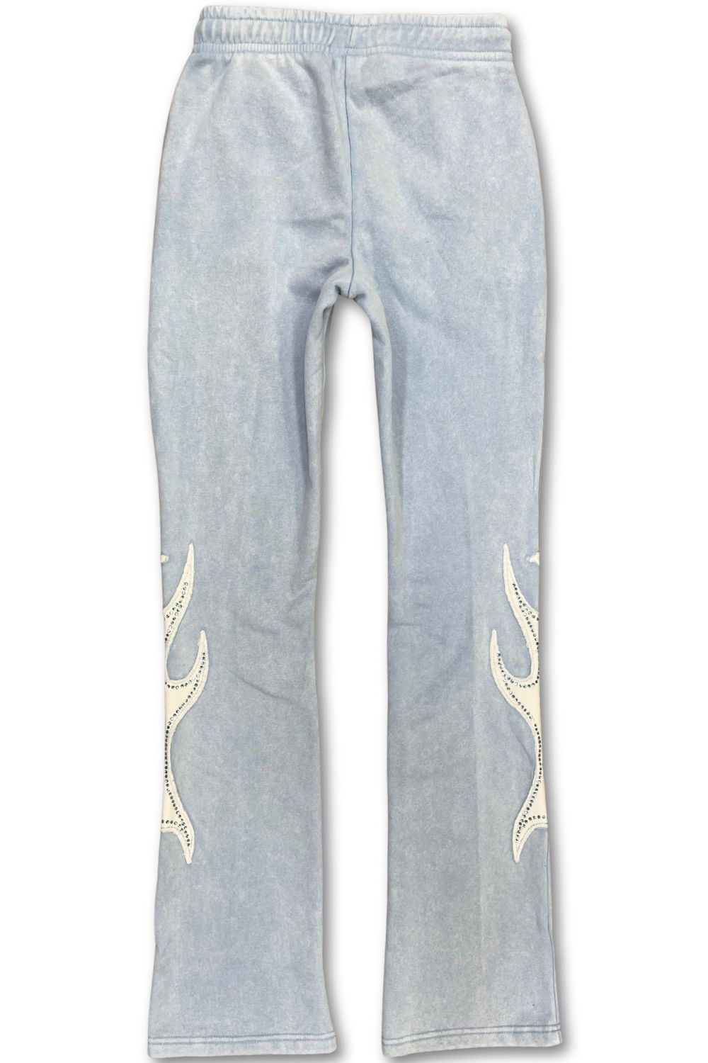 Women’s Red Fox DEPT Rhinestone Stacked Sweatsuit - Light Blue