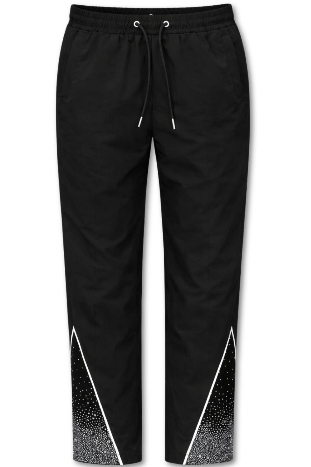 Kindred Rhinestone Nylon Pants Black/Grey