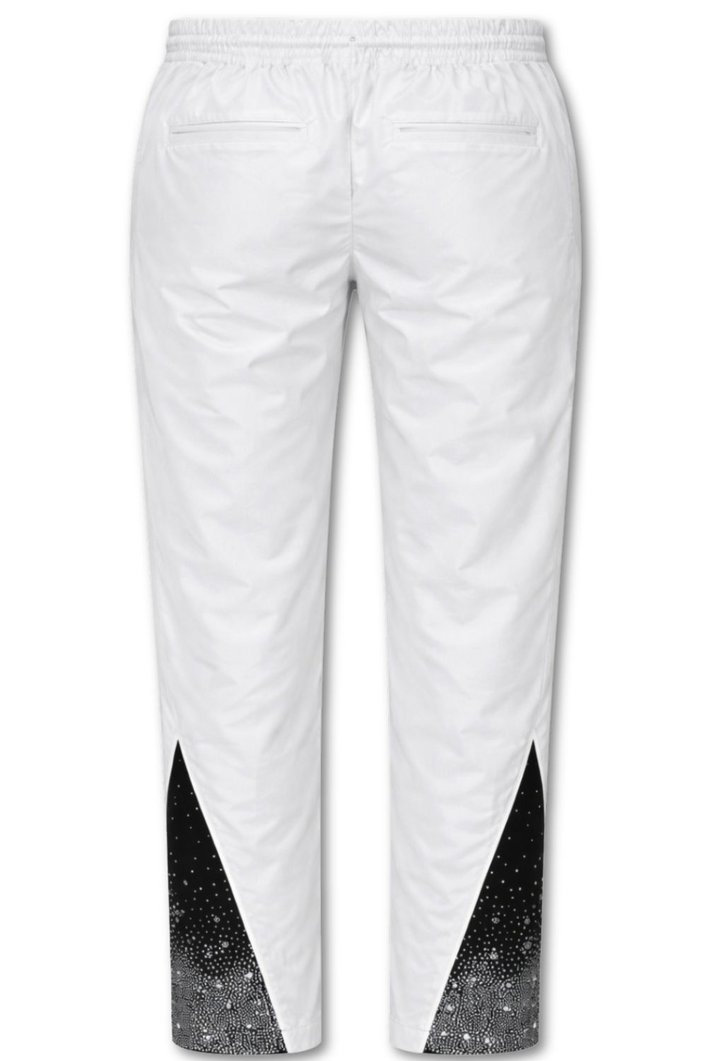 Kindred Rhinestone Nylon Pants White