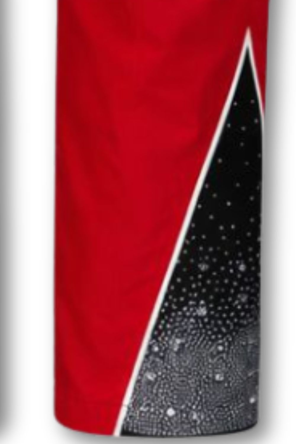 Kindred Rhinestone Nylon Pants Red/Black