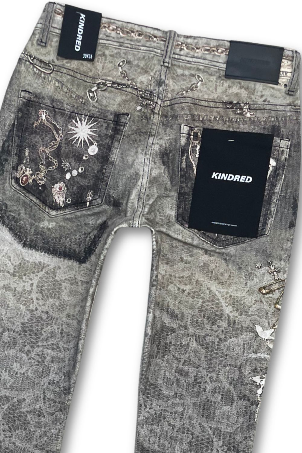 Kindred Premium Digital Print Stacked Jeans